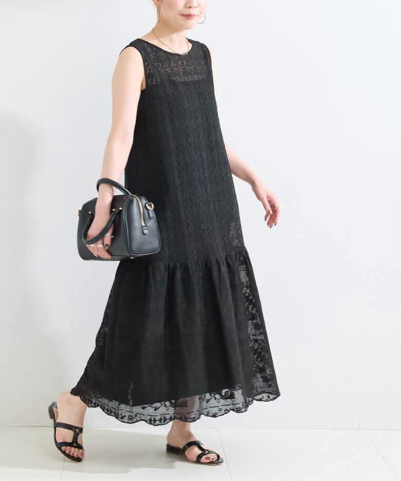 𝗩𝗶𝗻𝘁𝗮𝗴𝗲 lace layering one-piece