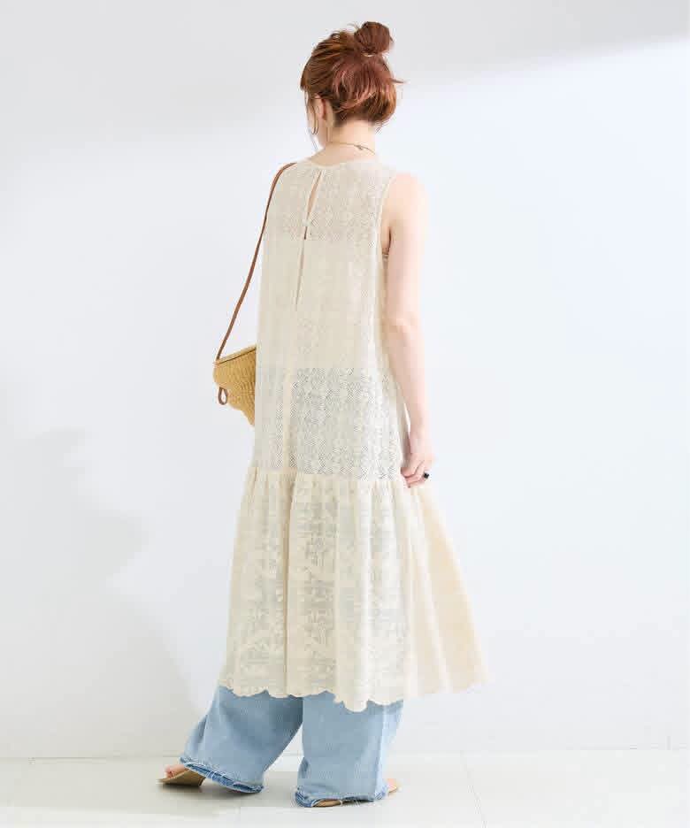𝗩𝗶𝗻𝘁𝗮𝗴𝗲 lace layering one-piece