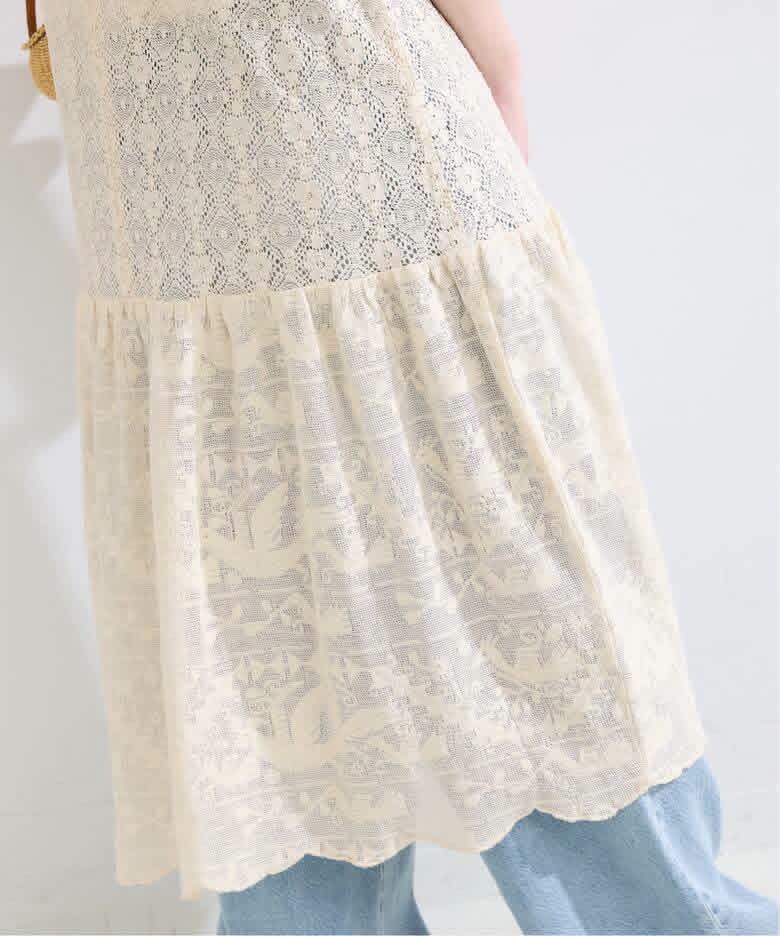 𝗩𝗶𝗻𝘁𝗮𝗴𝗲 lace layering one-piece
